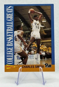 Charles Smith 1992 Kellogg's Raisin Bran College Basketball Greats #12 Panthers - Picture 1 of 2