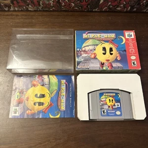 Ms Pac Man Maze Madness (Nintendo 64 N64) Complete - Tested - Authentic - Picture 1 of 11