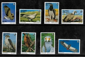 Gambia 1993 - Birds of Prey - Set of 8 Stamps - Scott #1367-74 - MNH - Picture 1 of 1