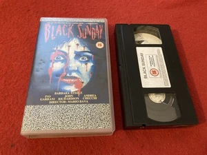 BLACK SUNDAY VINTAGE VHS VIDEO BARBARA STEELE HORROR FREE UK POST - Foto 1 di 4