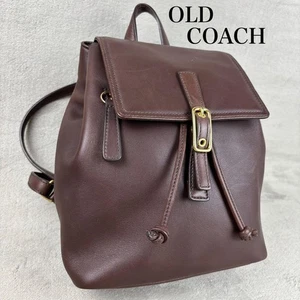 Mochila COACH Old 9858 cuero marrón auténtico - Imagen 1 de 24