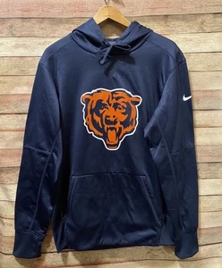 Sudadera con capucha clásica Nike Chicago Bears para hombre talla L NUEVO Sudadera Azul Marino - Imagen 1 de 3