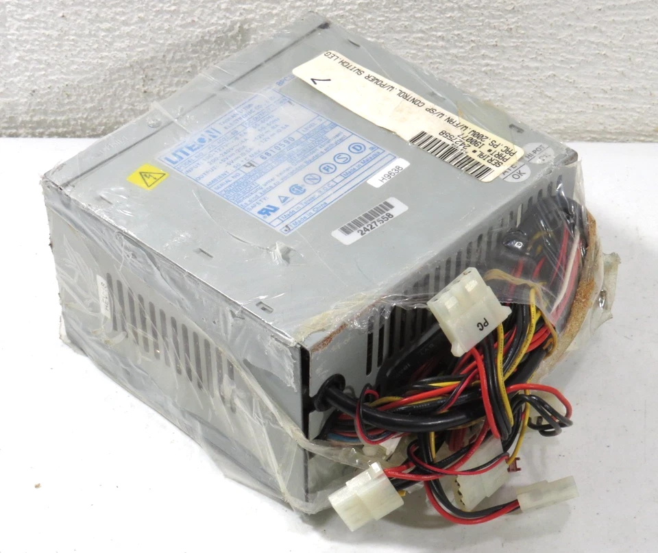 Packard Bell 190077 204 Watt AT Desktop Computer Power Supply  Liteon PA-4022-6b - Image 1 of 4