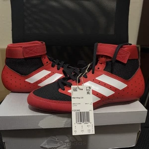 Adidas Mat Hog 2.0 Sneaker Men's Mesh Wrestling Shoes FZ5392 Size 4.5 -US - Picture 1 of 7