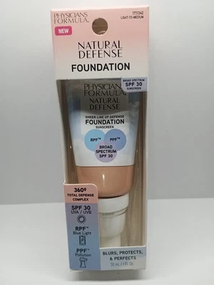 Physicians Formula Natural Defense Foundation - 1711342 Light-To-Medium (1) EXP - Image 1 of 3