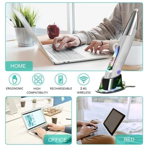 USB Computer Stylus PC Accessory Wireless 2.4G Mouse Type Personalized - Picture 1 of 13