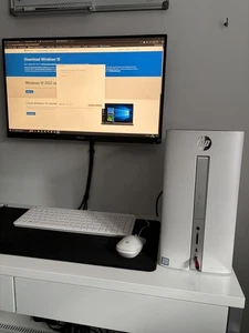 HP Pavilion 570-P088na Desktop PC Intel i7-7700 3.6GHZ 32GB RAM 256GB SSD  - Picture 1 of 9