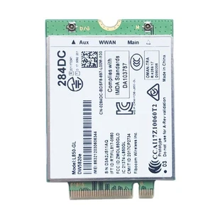 Cartes DW5820E L850- LTE 4G 0284DC 284DC pour ordinateur portable 3500 5400 U7N52361 - Photo 1/6