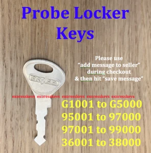 Replacement Probe L&F Lowe Fletcher Locker Lock Key Cut Code LinkLocker Whittan - Picture 1 of 1