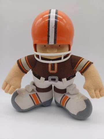 1983 Tudor Games NFL Huddles Cleveland Browns Mascot 8” Plush Souvenir Doll READ Cover