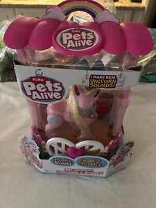 ZURU Pets Alive My Magical, Unicorn And Stable Makes Sounds Lights Up, - Picture 1 of 7