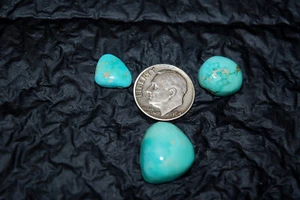 Turquoise Farm Blue Spider Mine Natural Nevada turquoise cabochon lot #275 - Picture 1 of 1