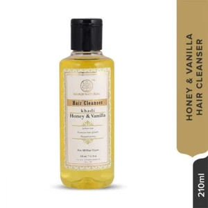 Low Cost Khadi Natural Herbal Hair Cleanser Honey & Vanilla 210ml Ayurvedic Hair - Picture 1 of 2