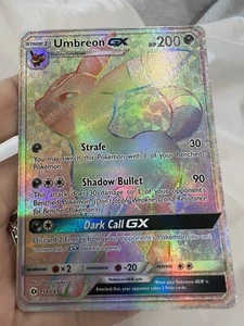 Pokémon Umbreon Gx 154/149 Rainbow Secret Rare Sun & Moon NM! - Picture 1 of 9