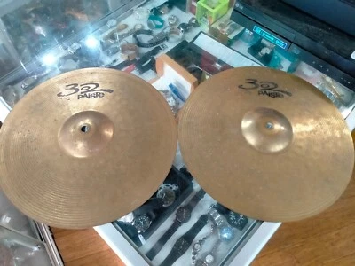 PAISTE 302 14" HI-HAT TOP & 14" HI-HAT BOTTOM PLATILLOS - LEER DESCRIPCIÓN Foto 1 de 4