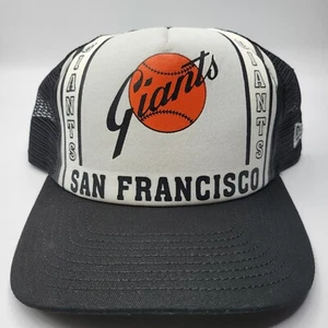 San Francisco Giants New Era Heritage Collection Banner A Frame Trucker Hat Cap - Picture 1 of 4