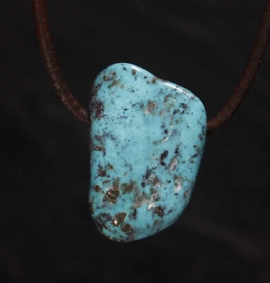 Edelstein Anhänger gebohrt Q-Z Tropfen Freeform Trommelsteine Ketten Steinschatz - Bild 1 von 3