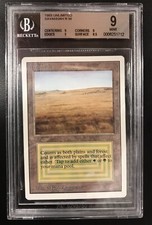 BGS 9 Unlimited Savannah Dual Land Magic the Gathering