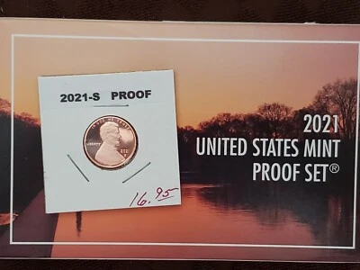 2021 S Lincoln Penny Cent PROOF FIRST STRIKE IN 2X2 *IN STOCK* - Image 1 of 3
