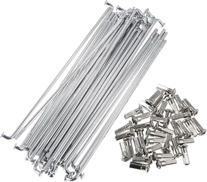 36 piezas radios de rueda de motocicleta de 3,5 mm de diámetro de rosca 170 mm de longitud con boquillas - Imagen 1 de 6