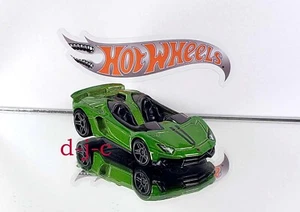 Hot Wheels 2022 paquete múltiple exclusivo Lamborghini Aventador J verde suelto - Imagen 1 de 4