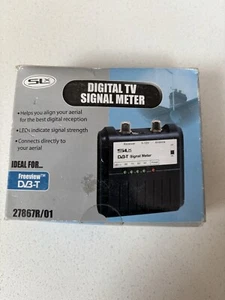 DVB T Digital TV Signal Meter - Black Range 40-862MHz 18 x 8 x 4 cm Free Postage - Picture 1 of 5