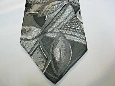 Corbata Envoy negra gris 57 x 3,5 15655 Foto 1 de 3