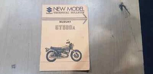 NEW MODEL TECHNICAL BULLETIN SUZUKI GT500A PRINTED 1975 - Picture 1 of 12