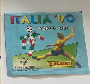 Panini FIFA World Cup ITALIA 90 WM 1990, sticker pack Tüte bustina MINT MARADONA - Foto 1 di 6