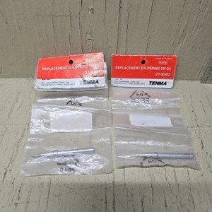 Lot of 2 Tenma Replacement Soldering Tips G3 (21-9302) & G5 (21-9304) NOS - Picture 1 of 7