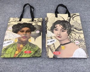 Trader Joe’s Reusable Bag Crew Members Joni & Jolene Limited Edition Lot Of 2 - Picture 1 of 16
