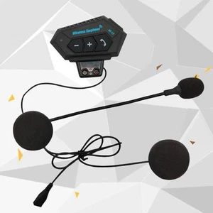 USA Motorcycle Helmet Headset Wireless Bluetooth Headphone Speaker BT-12 - Picture 1 of 14