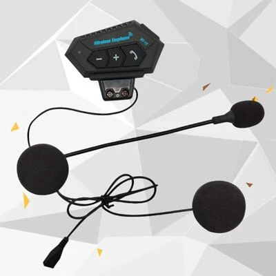 Motorcycle Helmet Headset Wireless Bluetooth Headphone Speaker BT-12 - Image 1 of 4