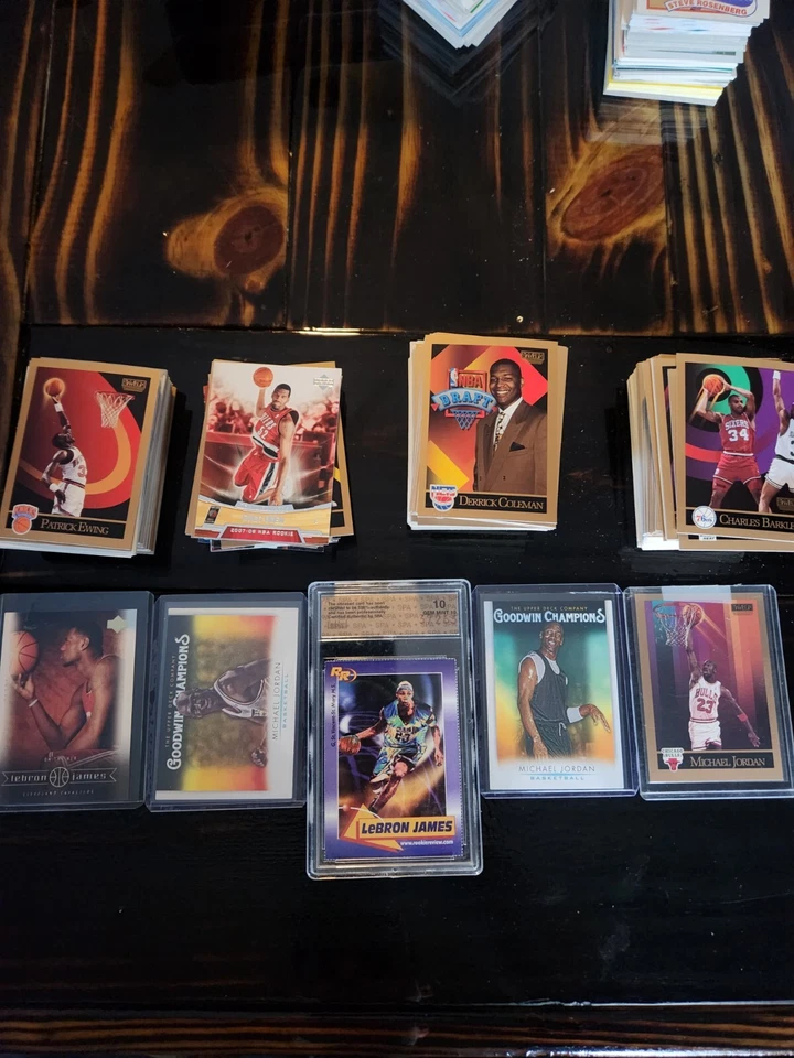 Lot Of 100 NBA Basketball Cards, 1980's - current Kobe, Lebron Jordan, Curry - Image 1 of 4