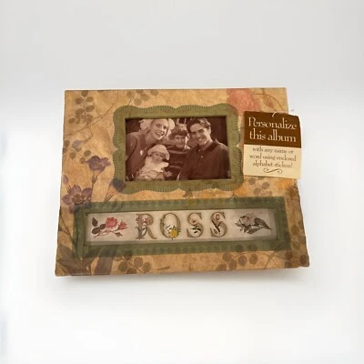 NUEVO K&Company Antigüedad Álbum/Marco de Fotos con Pegatinas - 25 páginas 100 fotos 4x6 Foto 1 de 4