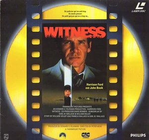 WITNESS VF COMME NEUF PAL LASERDISC Harrison Ford, Kelly McGillis, Lukas Haas - Picture 1 of 1