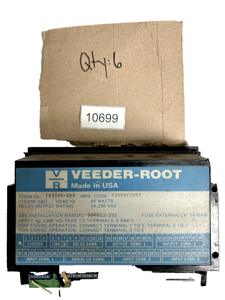 Veeder-Root 793506-260 Production Data Control - Image 1 of 1