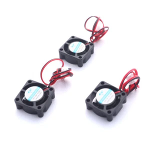 12V 25mm Mini-Lüfter 2510 25x25x10mm 2-poliger DC-Kleinmikrokühler - Afbeelding 1 van 12