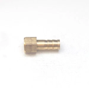 Straight 8 MM ID Barb x 1/8 BSPT British Female Fitting Brass Water Oil Gas Air - Picture 1 of 6