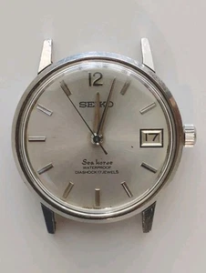 Reloj de cuerda vintage SEIKO Seahorse impermeable diapositivas 17 joyas para hombre. - Imagen 1 de 11