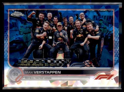 2022 Topps Chrome Formula 1 Max Verstappen Red Bull Racing Honda #155 - Image 1 of 2
