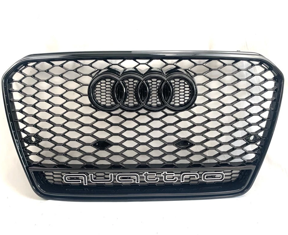 Parachoques delantero parrilla nido de abeja para AUDI 2012 2013 2014 2015 2016 A5 S5 RS5 Foto 1 de 4