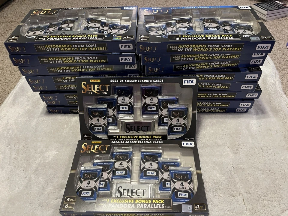 2024-25 Panini Select FIFA Soccer Box – 6 Packs 6 Pandora Parallels