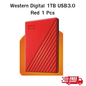 WD External HDD 1tb  Hard Disk Portable Hard Drive Passpor  USB3.0 2.5'' - Picture 1 of 6
