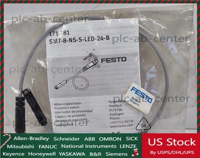 Festo SMT-8-NS-S-LED-24-B 171181 Proximity Switch - Image 1 of 4