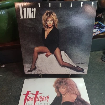 2 Tina Turner records - Private Dancer Vinyl  Capitol ST-12330 Very Nice! - Image 1 of 4