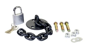 LocknCharge Lock Down Kit with Chains and Bolts for Carrier carts - Black - Photo 1/1