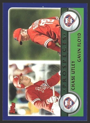 Chase Utley / Gavin Floyd PROS #682 2003 Topps Philadelphia Phillies - Image 1 of 2