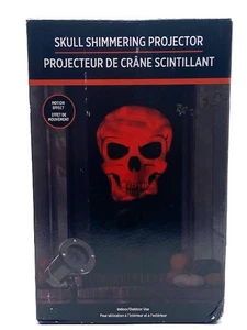 Neu Halloween roter Totenkopf schimmernder Projektor Bewegungseffekt für drinnen/draußen - Bild 1 von 5