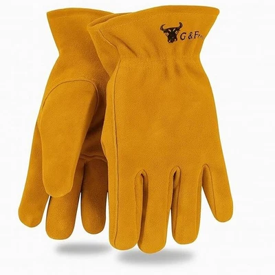 JustForKids Kids Genuine Leather Garden Work Gloves,Size M Ages 2-4, L Ages 3-5 - Image 1 of 4